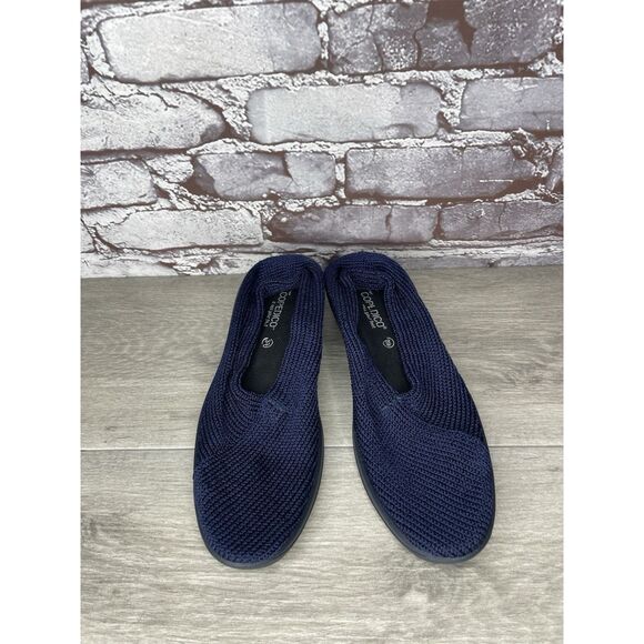 Arcopedico Shoes Mailu Blue Fabric Comfort Slip On Light Knit Women 39EU/8.5M US - Picture 15 of 16